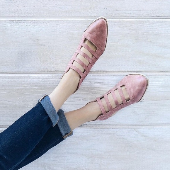 Dusty Rose Pink Shoes - Picture 2 of 2